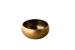[VEELM1105G] Plat acier inoxydable Ø25cm Gold