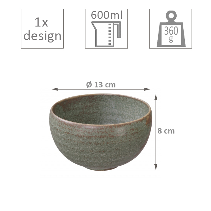 Bol 13cm Green Onyx | Val-Enza | Tokyo Design