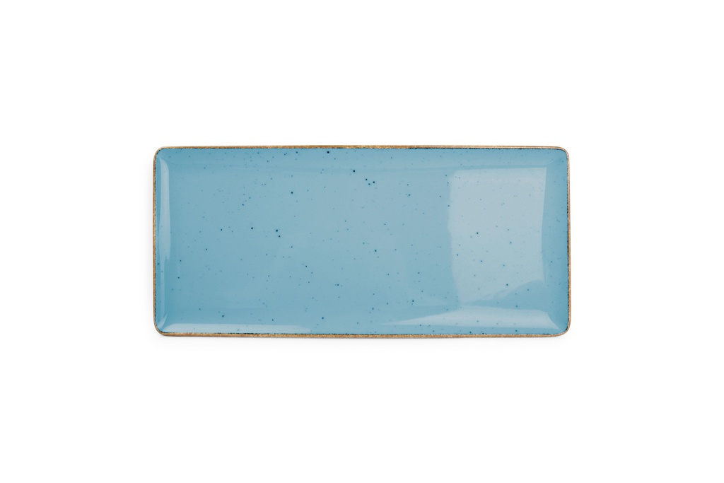 Assiette rectangle 29cm Blue Collect | Val-Enza | BonBistro