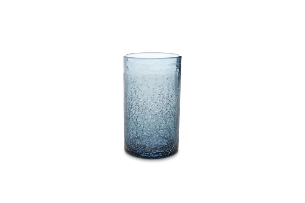 Long Drink Crackle Bleu 40cl - Set/4