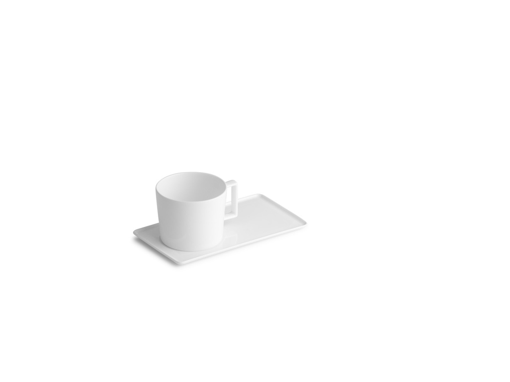 Tasse 22cl &amp; soucoupe Verso White