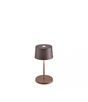 [VELD0860R3] Lampe de table Ø11xH22cm Olivia Copper