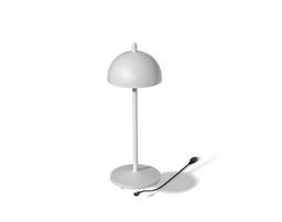 [VE6880110082] Lampe de table Fioré White Ø11xH30cm
