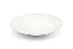 [VE605099] Serving dish Ø40xH5cm Halo White